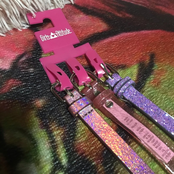 Girls Attitude Belts 3 Pack - Picture 2 of 3